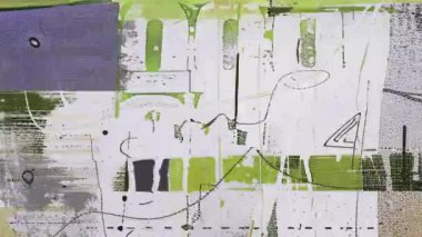 4k Döngülü Soyut Grunge Doku Örtüsü