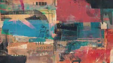 4k Döngülü Soyut Grunge Doku Örtüsü