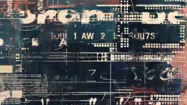 4k Döngülü Soyut Grunge Doku Örtüsü