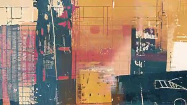 4k Döngülü Soyut Grunge Doku Örtüsü