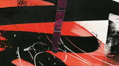 4k Döngülü Soyut Grunge Doku Örtüsü