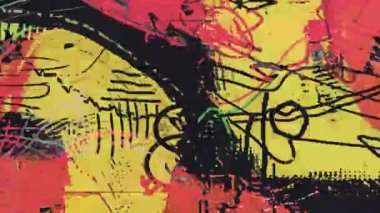 4k Döngülü Soyut Grunge Doku Örtüsü