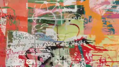 4k Döngülü Soyut Grunge Doku Örtüsü