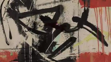 4k Döngülü Soyut Grunge Doku Örtüsü