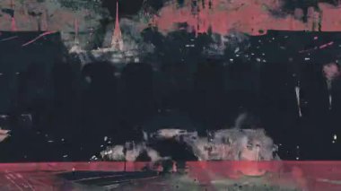 4k Döngülü Soyut Grunge Doku Örtüsü