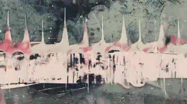 4k Döngülü Soyut Grunge Doku Örtüsü