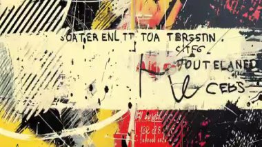 4k Döngülü Soyut Grunge Doku Örtüsü