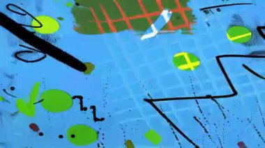 4k Döngülü Soyut Grunge Doku Örtüsü