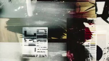 4k Döngülü Soyut Grunge Doku Örtüsü