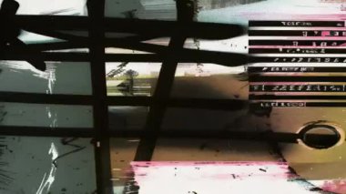 4k Döngülü Soyut Grunge Doku Örtüsü