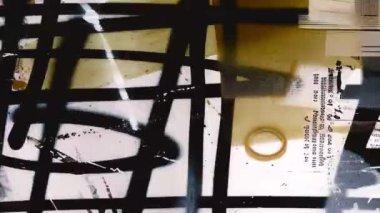 4k Döngülü Soyut Grunge Doku Örtüsü