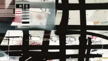 4k Döngülü Soyut Grunge Doku Örtüsü