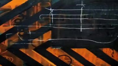 4k Döngülü Soyut Grunge Doku Örtüsü