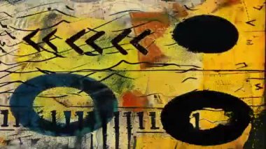 4k Döngülü Soyut Grunge Doku Örtüsü