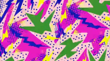 2d çizgi film animasyonlu çizgi roman tarzı düz döngü soyut arka plan canlı renkler, dinamik patlamalar aksiyon sahneleri, hareket grafikleri ve eğlenceli çizgi film tanıtımları için mükemmel..