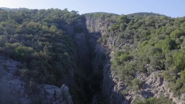 Luchtfoto Van Koprulu Canyon Turkije — Stockvideo
