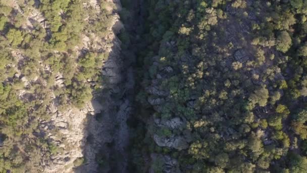 Türkiye Deki Koprulu Kanyonu Nun Insansız Hava Aracı Görüntüleri — Stok video