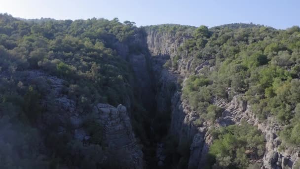 Luchtfoto Van Koprulu Canyon Turkije — Stockvideo