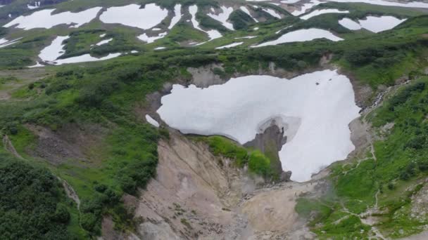 Fumarolenfelder Auf Dem Kleinen Tal Der Geysire Kamtschatka Russland — Stockvideo