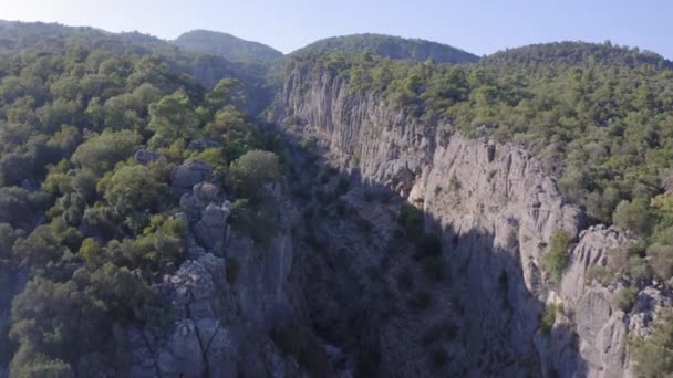 Filmati Aerei Del Drone Del Koprulu Canyon Turchia — Video Stock