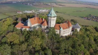 Smolenicky Hrad, Slovakya 'nın hava aracı görüntüleri