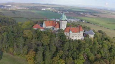 Smolenicky Hrad, Slovakya 'nın hava aracı görüntüleri