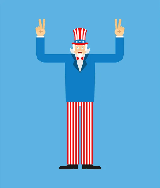 Uncle Sam President Geïsoleerd Verkiezingen Illustratie Heb Stem Nodig — Stockvector