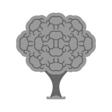 Nükleer patlama izole edildi. Nükleer bomba patlamasından kalma atom mantarı.