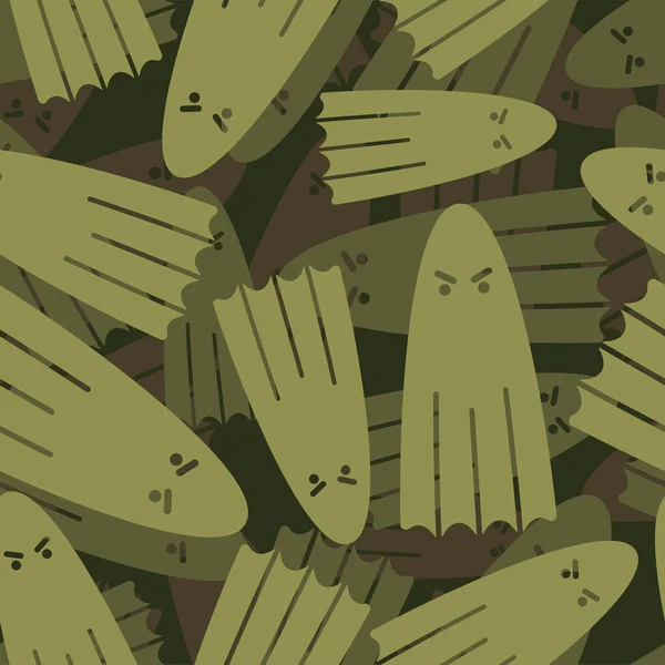 Patrón Militar Fantasma Sin Fisuras Ejército Fantasma Antecedentes Textura Protectora — Archivo Imágenes Vectoriales