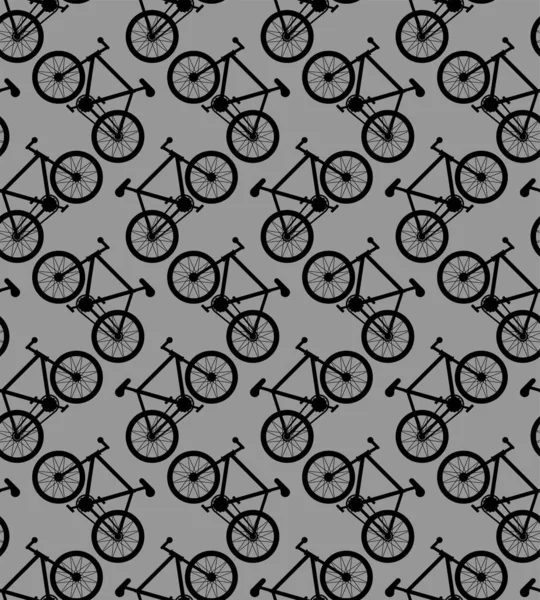 Patrón Bicicleta Sin Costuras Fondo Bicicleta Textura Vectorial — Archivo Imágenes Vectoriales