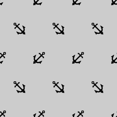 Çapa gemisi desenleri kusursuz. Vektör arkaplanı. Bebek kumaşı dokusu