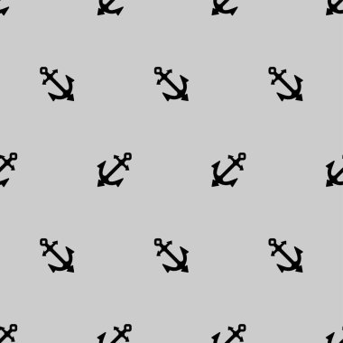 Çapa gemisi desenleri kusursuz. Vektör arkaplanı. Bebek kumaşı dokusu