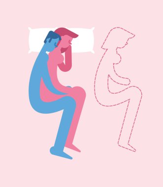 Zina kavramı. Koca karısına sarılır, ama rüyasında başka bir kadın görür.