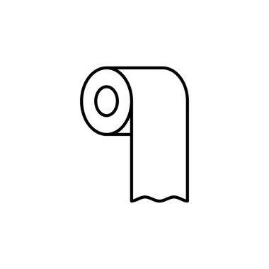 Tuvalet kağıdı izole edilmiş. Tuvalet kağıdı izole edildi. 