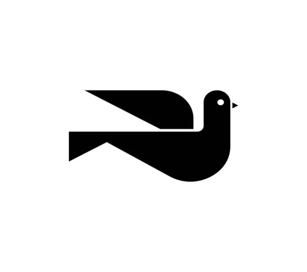 Signe Colombe Symbole Pigeon Illustration Vectorielle — Image vectorielle