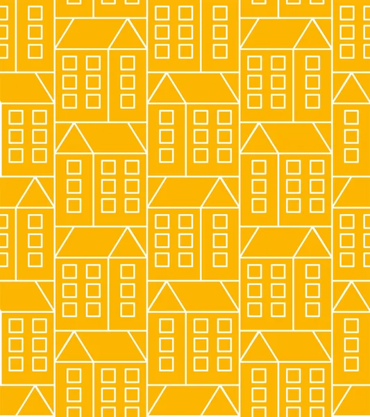 House Pattern Seamless Favela Background Baby Fabric Texture Vector Graphics