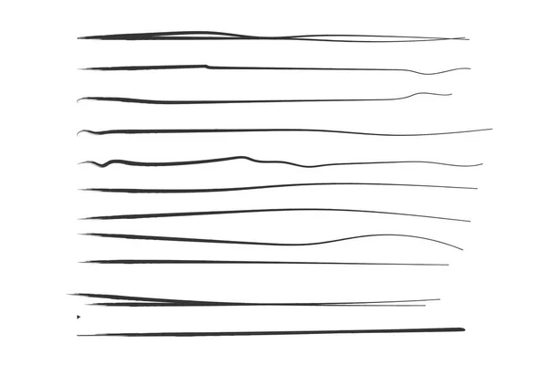 Set Artistic Pen Brushes Doodles Ink Brushes Set Vector Grunge — Stock Photo, Image