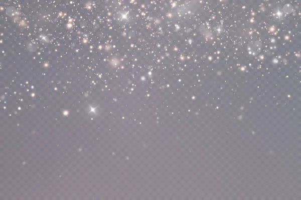 Пыль Искры Звезды Сияют Специальным Светом Рождественский Световой Эффект Блестящие — стоковое фото