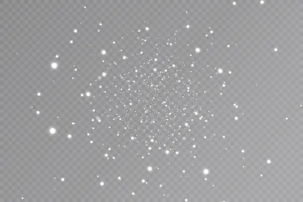 Светлый Эффект Блестками Particles Christmas Пыль Белые Искры Сияют Специальным — стоковое фото