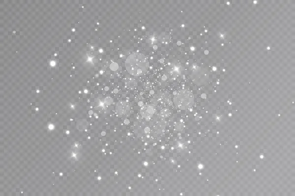 빛나는 입자와 크리스마스 Dust White Sparks Light Light Special Light — 스톡 사진