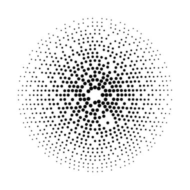 Yarım tonluk yuvarlak noktalı çerçeveler. Çerçeve, logo, web sayfaları, baskılar, posterler, şablon için tasarım ögesi.