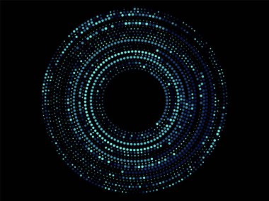 Yarım tonluk yuvarlak noktalı çerçeveler. Çerçeve, logo, web sayfaları, baskılar, posterler, şablon için tasarım ögesi.