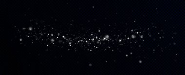 Parlak ışık efekti. Vektör çizimi. Noel flaşı. toz