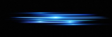 mavi ışık ve hızlı hareket eden çizgiler siyah arkaplanda.