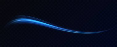 Neon Tutulması Parlayan Mavi Halkalar. Gökyüzü Mavisi. Neon Çemberi Parıltısı. Mavi Yörünge. Neon Işık Halkaları..