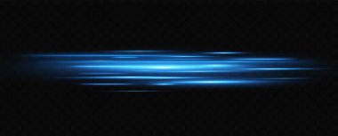 Parlak Hız İzleri. Mavi Hız. Elektrikli Ufuk. Neon Hızı Akışı