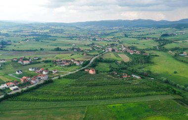 Podujev 'in Dumnic Belediyesi' nde güzel bir manzara