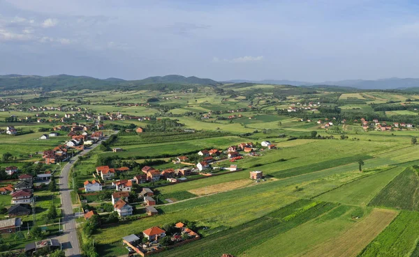 Schöne Aussicht Dorf Dumnic Gemeinde Podujev — Stockfoto