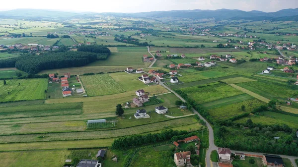 Beautiful Panorama Village Dumnic Municipality Podujev — Stock Photo, Image