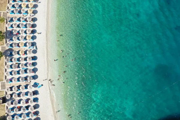 Niektóre Plaż Albanii — Zdjęcie stockowe